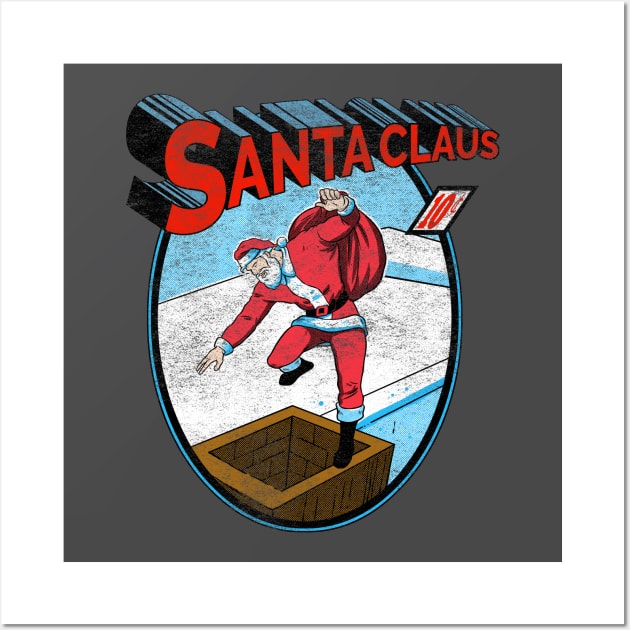 Super Santa Wall Art by rustenico